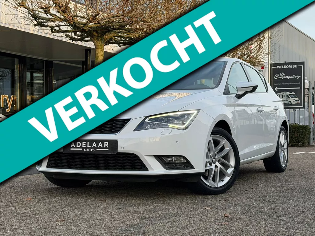 Seat Leon 1.4 TSI XENON, NAVIGATIE, STOELVERWARMING, 17 INCH AUDI A3 GOLF 7